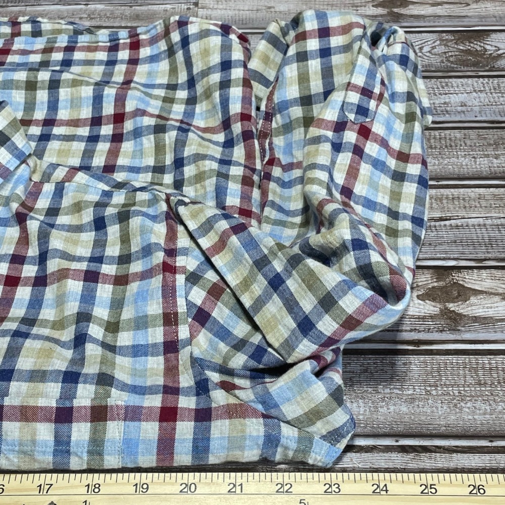 Peter Millar Long Sleeve Button Down Shirt Multicolor Mens Size Medium - Picture 5 of 6
